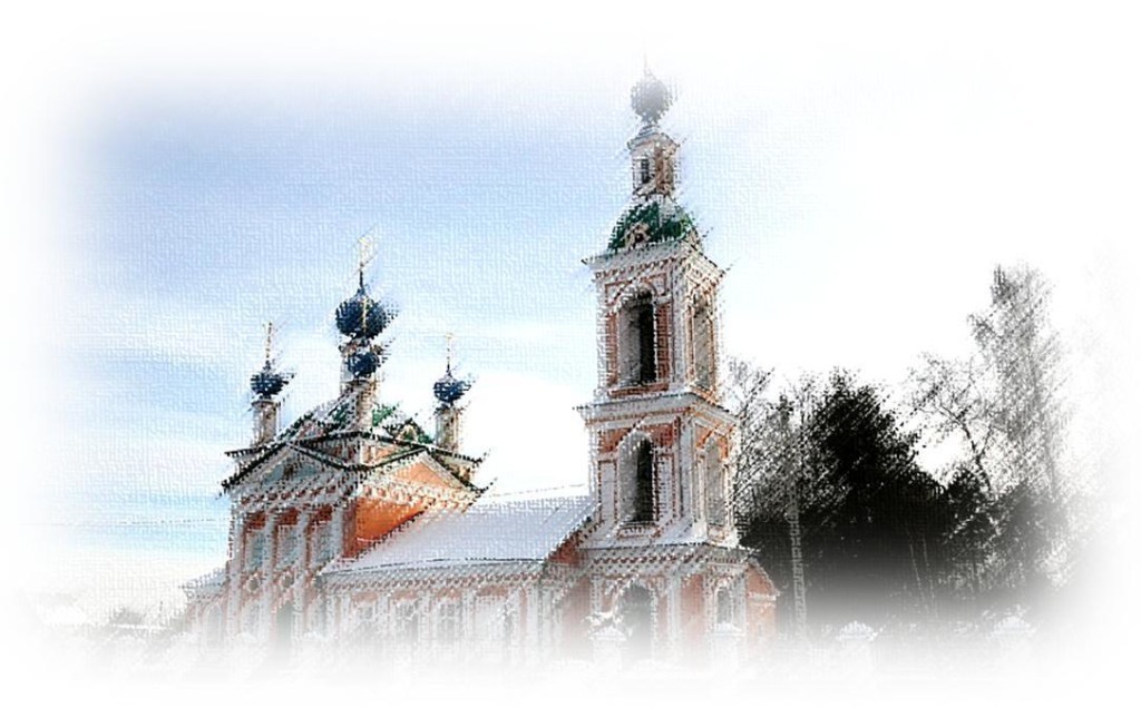 Храм в честь святого благоверного князя Димитрия Угличского что "на поле", город Углич